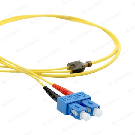 LED-spårning Duplex SC till SC-patchkabel - Duplex fiberpatchkabel